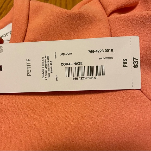 NWT Liz Claiborne Coral Blouse - Picture 4 of 6